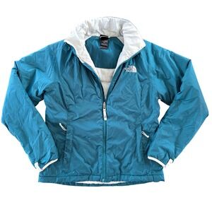 North Face Medium Weight‎ Insulated Teal Blue Jacket Women's Size Small
